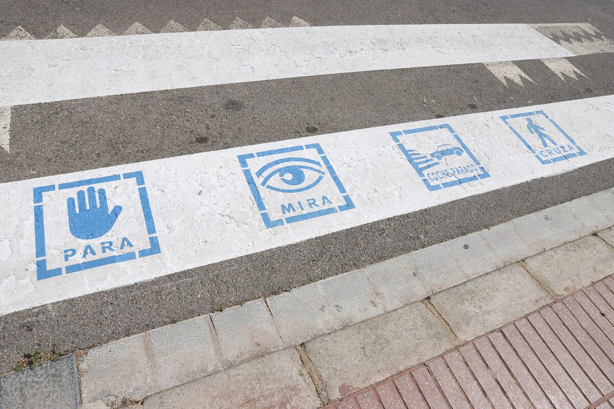 Pictogramas autismo pasos de cebra Puçol